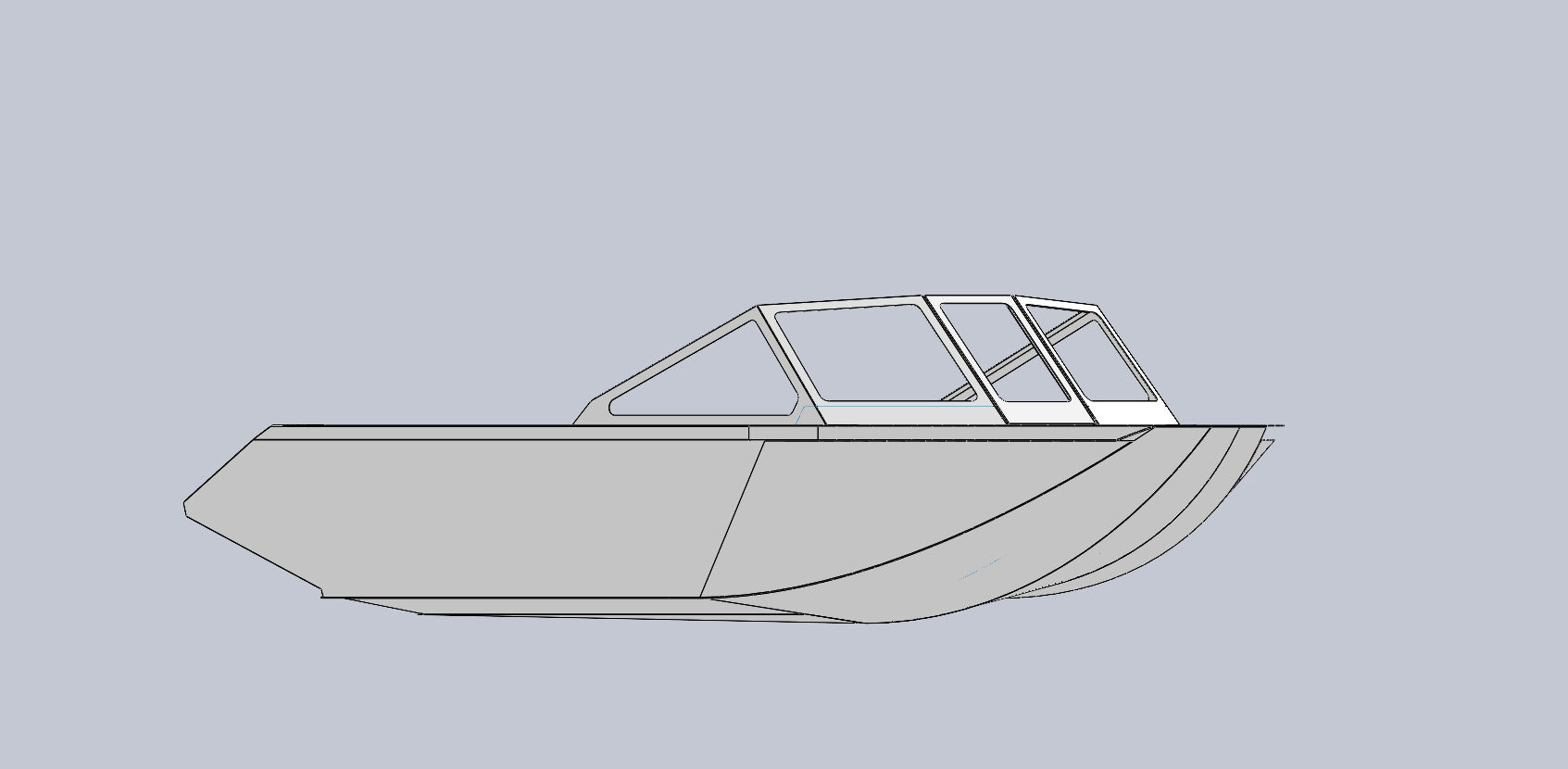 12' Jet Boat Hull Kit